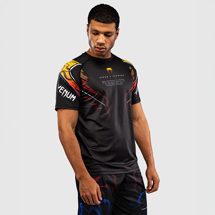 Venum x TEKKEN 8 Dry-Tech T-shirt Yoshimitsu Svart Orange