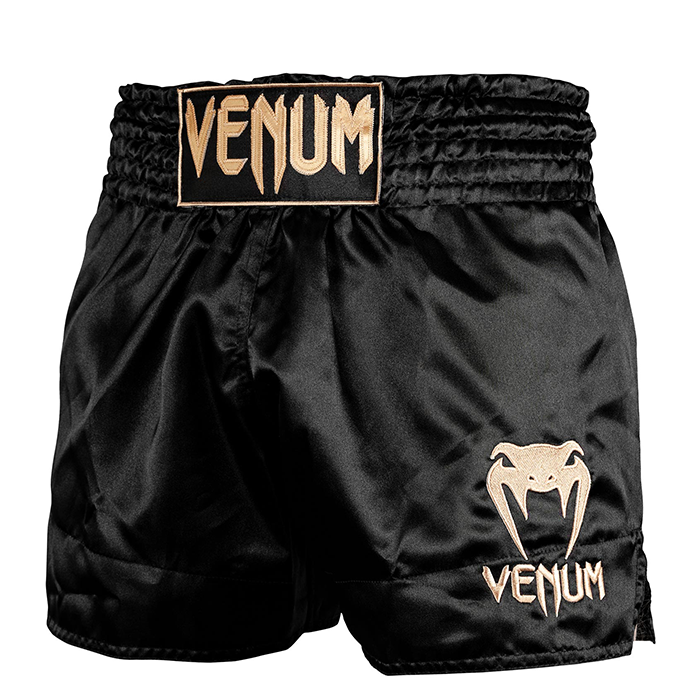 Classic Muay Thai Shorts Svart/Guld
