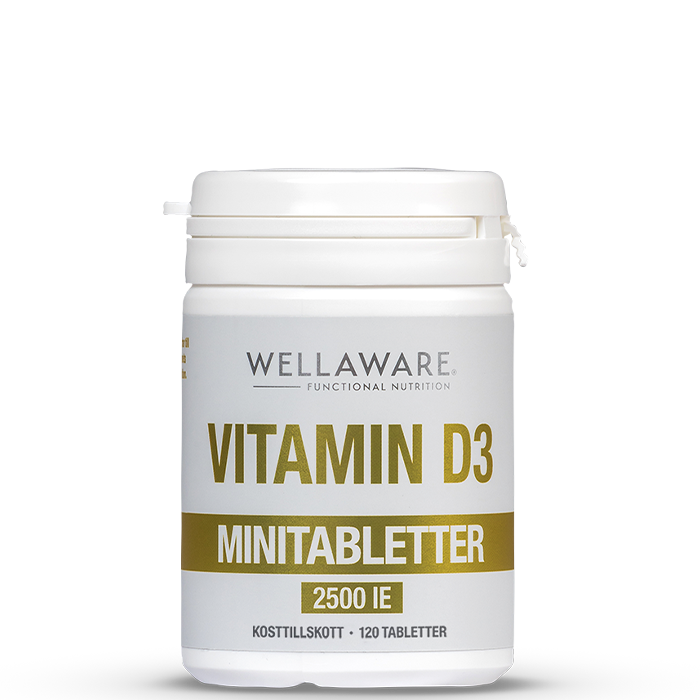 WellAware Vitamin D3 2500 IE 120 Minitabletter