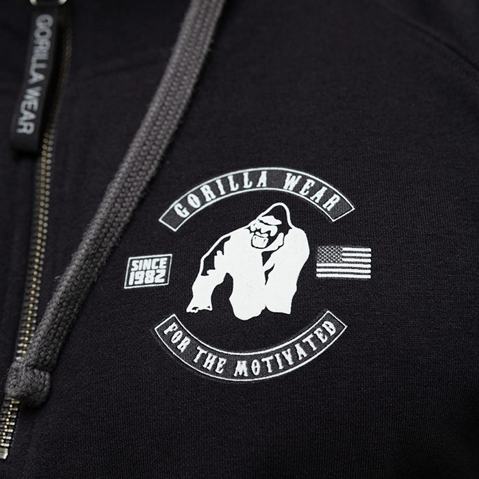 Huntley &Auml;rml&ouml;s Hoodie Svart
