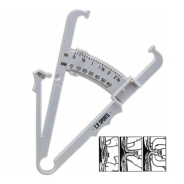 Fat Caliper Fat Measurement White