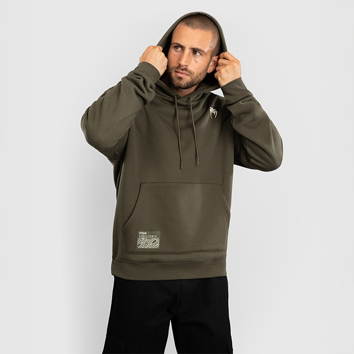 Serpenti Hoodies Khaki Brons Ivory