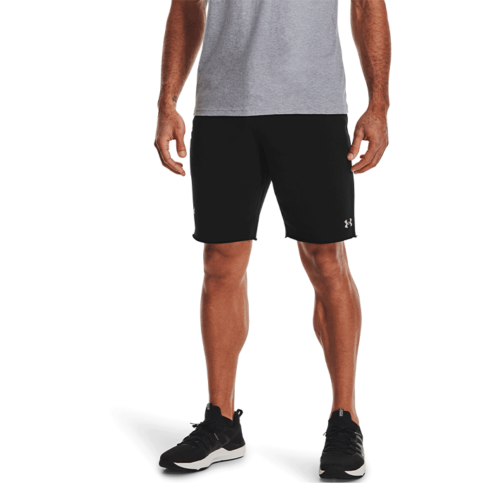 UA Project Rock Terry Shorts Black