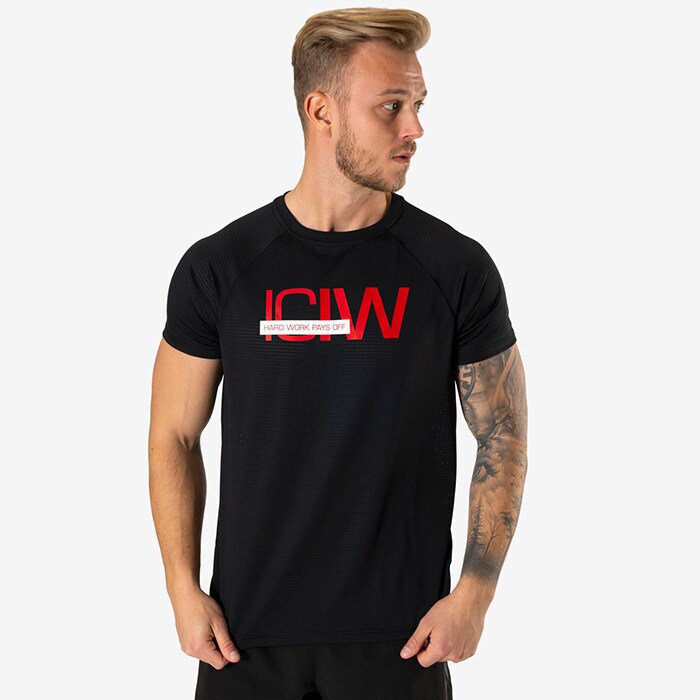 Mesh Training T-shirt Black