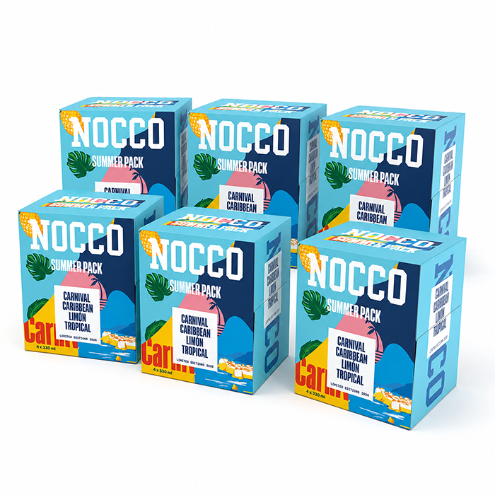 NOCCO Summer 4-Pack 330 ml Limited Edition X 6