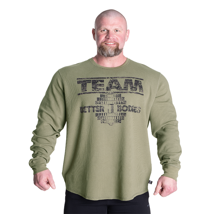 Thermal Team Sweater,Washed Green