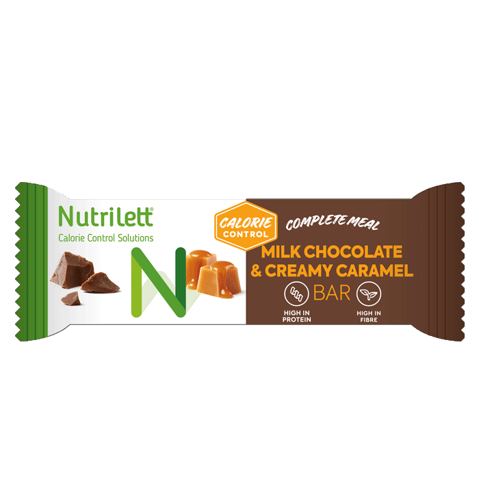 Nutrilett Milkchocolate & Creamy Caramel bar 60 g