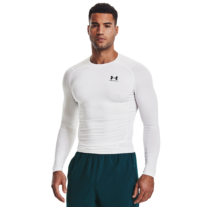 UA HG Armour Comp LS,White