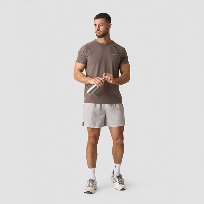 Workout Melange Tr&auml;ningstshirt Gr&aring;melerad