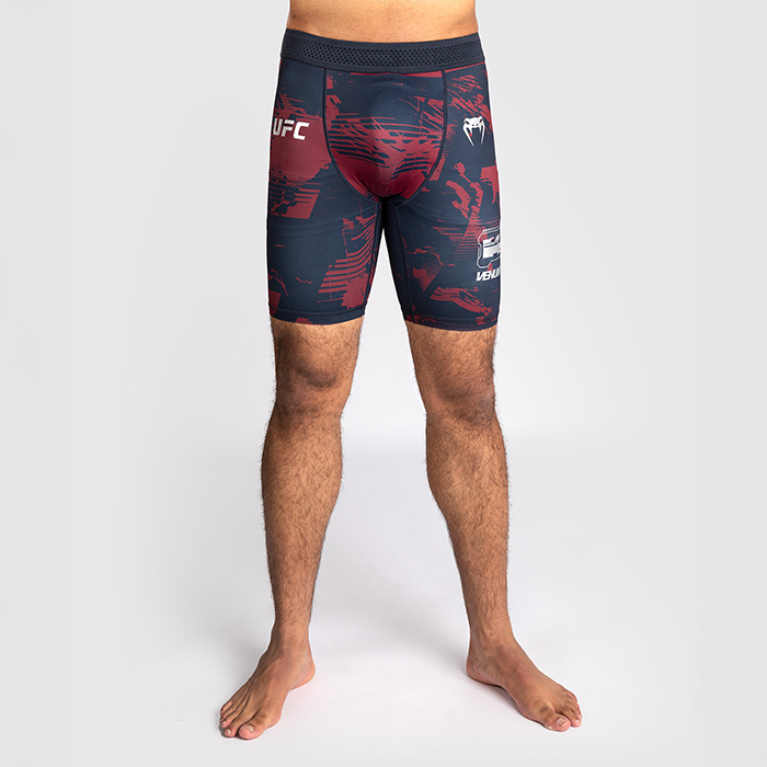 UFC Zenith by Venum Fight Week Vale Tudo Shorts Bl&aring; R&ouml;d Gr&aring;