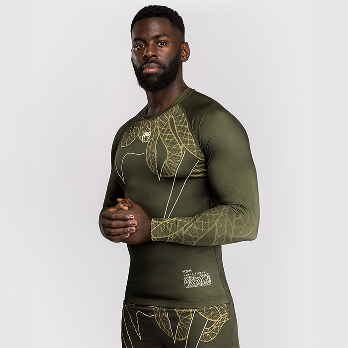 Serpenti Rashguard L&aring;ng &Auml;rm Khaki Brons Ivory