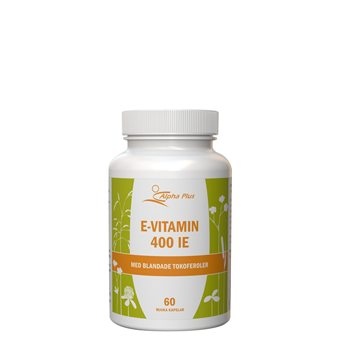 E-vitamin 400IE, 60 mjuka kapslar