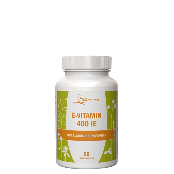 Bild av E-vitamin 400IE, 60 mjuka kapslar
