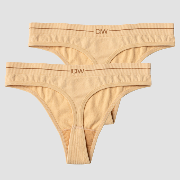 Everyday Seamless Trosa 2-pack Beige