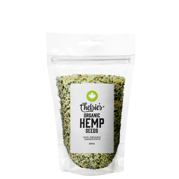 Chelsies Organic Hemp Seeds, 200 g