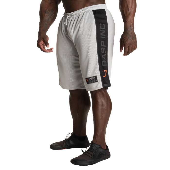 No1 Mesh Shorts Vit Svart