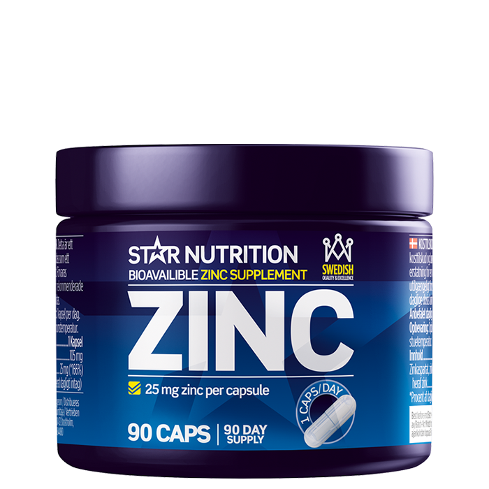 Zinc, 25 mg, 90 caps