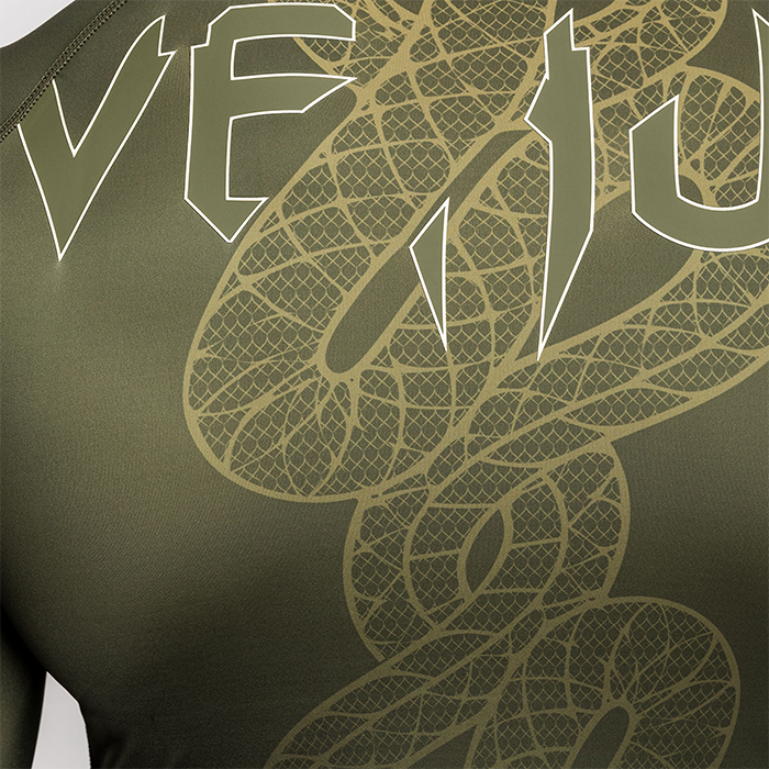 Serpenti Rashguard L&aring;ng &Auml;rm Khaki Brons Ivory