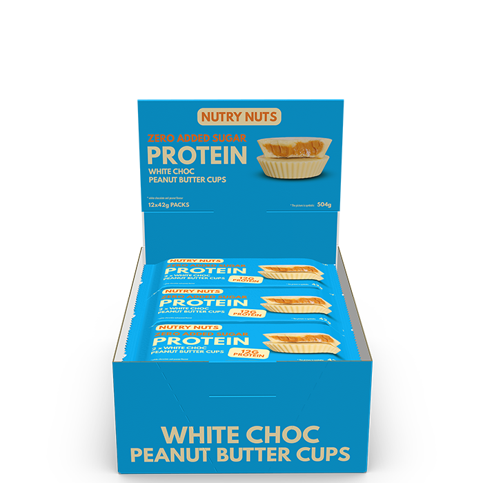 Låda Nutry Nuts Protein Peanut Butter Cups 42 g