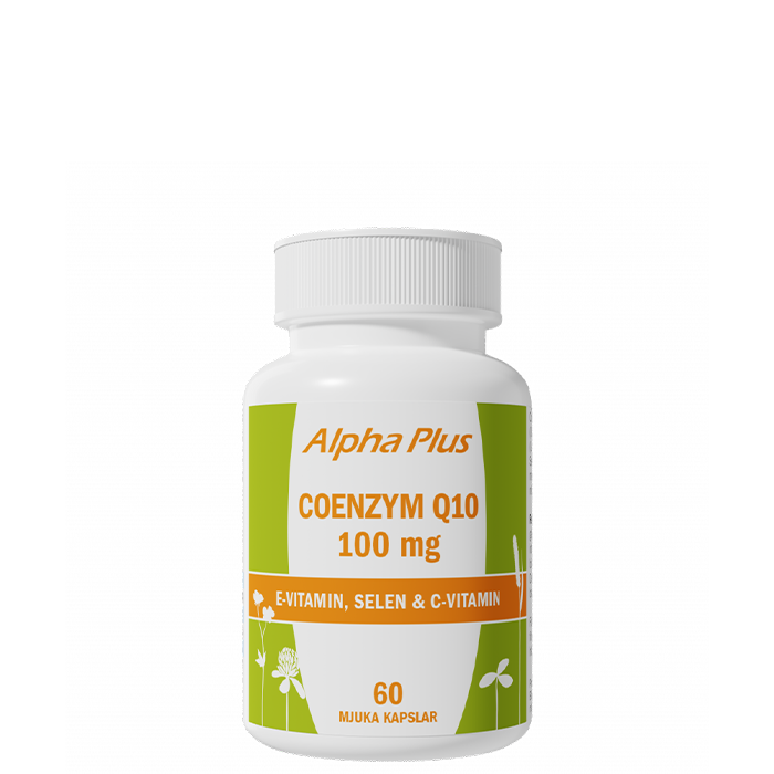 Alpha Plus Coenzym Q10 100mg 60 mjuka kapslar