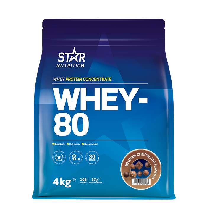 Star Nutrition Whey-80 Vassleprotein 4 kg