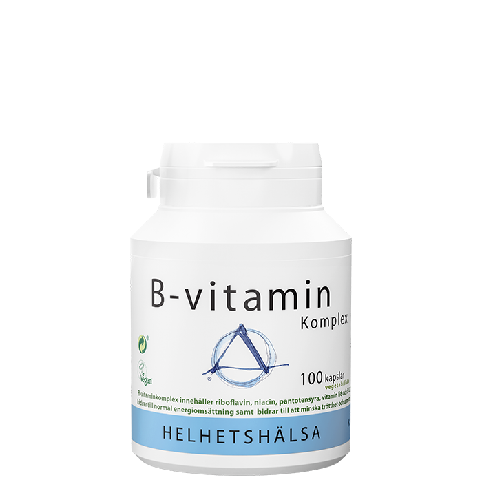 Helhetshälsa B-vitamin Komplex 100 kapslar