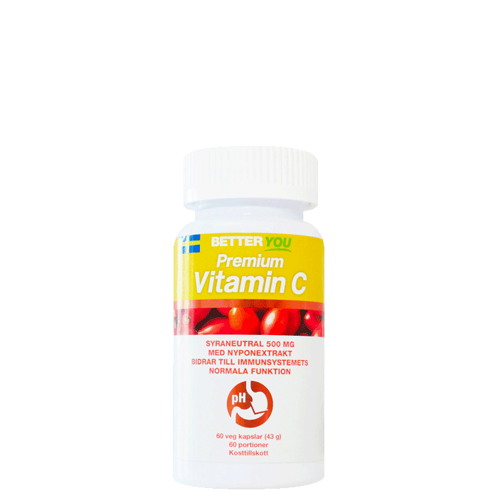 Premium Vitamin C 60 kapslar
