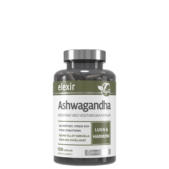 Ashwagandha, 120 veg. kapslar