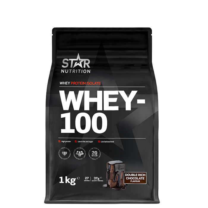 Läs mer om Whey-100 Vassleprotein 1 kg