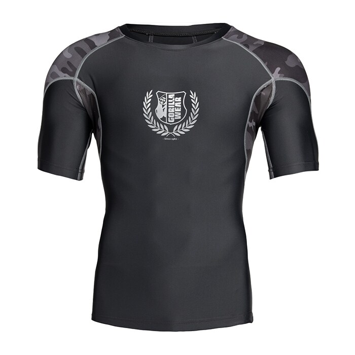 Bild av Cypress Rashguard Short Sleeve, Black/Grey Camo