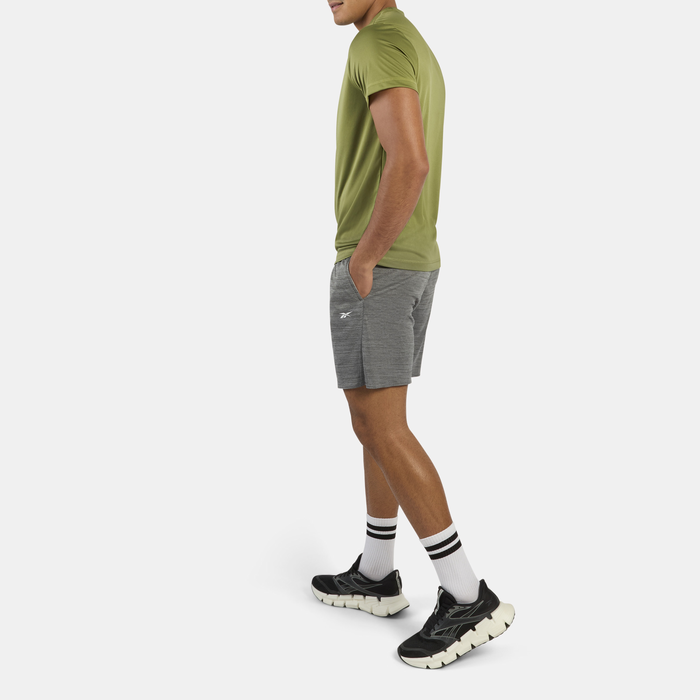ID Train Stickade Tr&auml;ningsshorts Gr&aring;