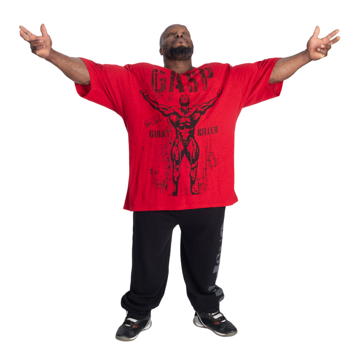 GK Slub Iron Tee, Washed Chili Red
