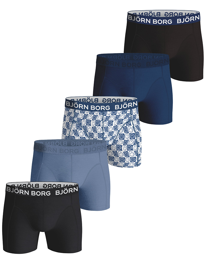 Björn Borg 5-Pack Cotton Stretch Boxer Multipack