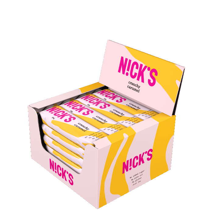 Läs mer om 21 x NICKS Bar Crunchy Caramel, 28 g