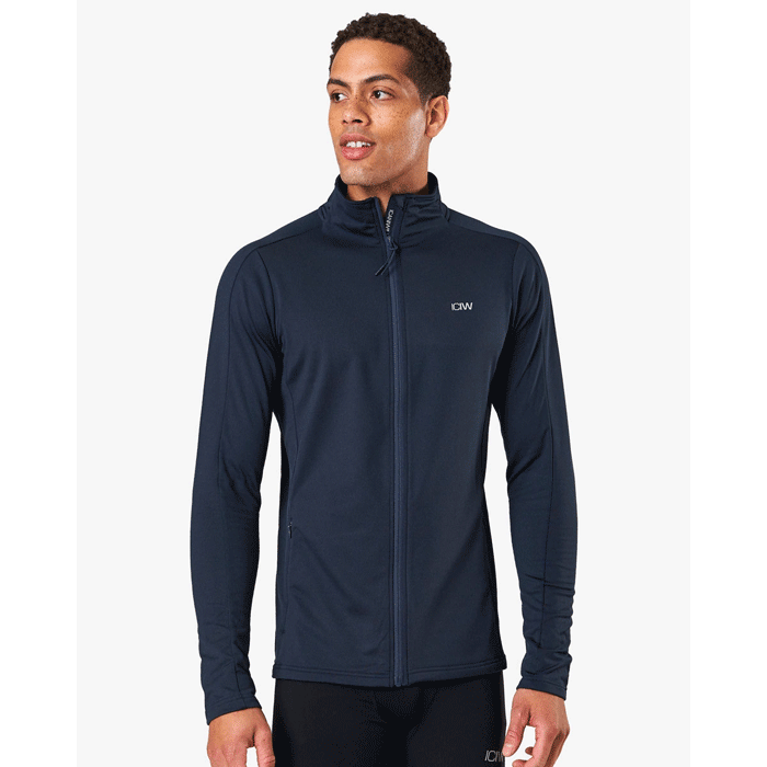 Bild av Outdoor Training Fleece Zip, Petrol Blue