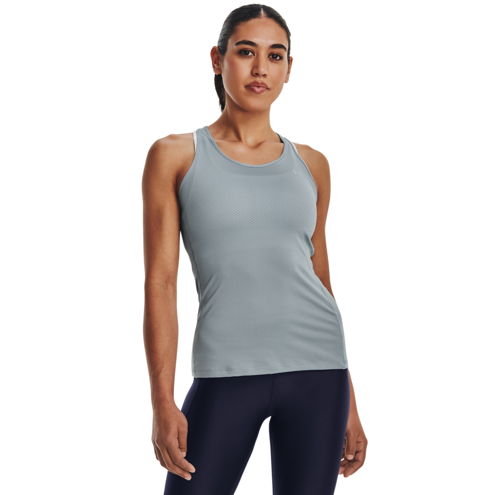 UA HG Armour Racer Tank, Harbor Blue