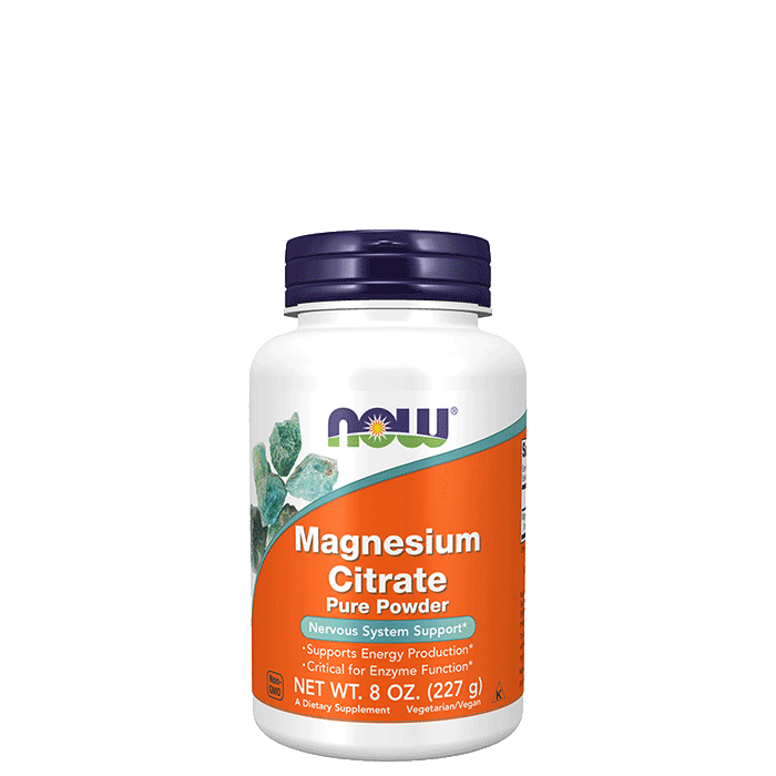 Now Foods Magnesium Citrate Pure Pulver 227 g