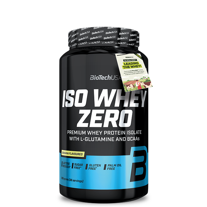 Biotech USA Iso Whey Zero Laktosreducerat Vassleproteinisolat 908 g