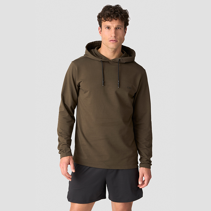 Stride Hoodie,Smokey Brown
