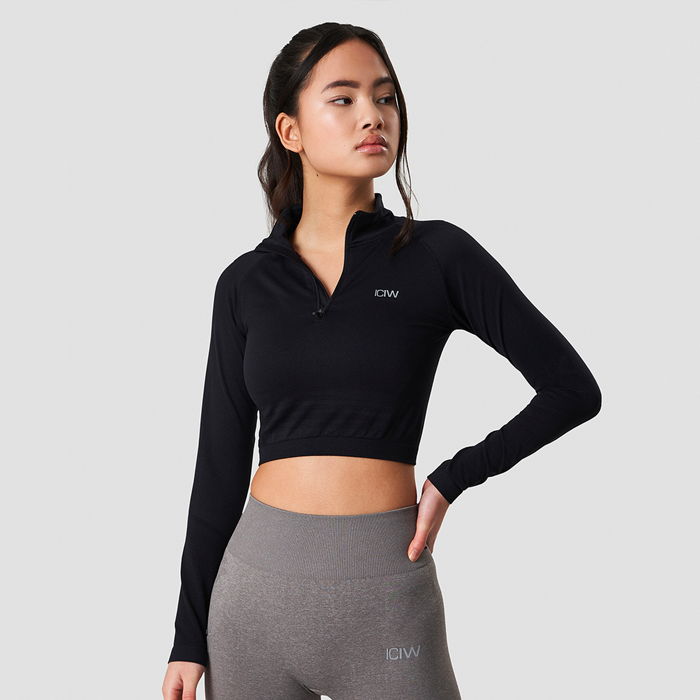 Bild av Define Cropped 1/4 Zip, Black