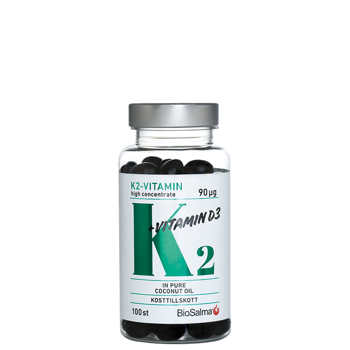 BioSalma K2-vitamin 90 µg 100 kapslar