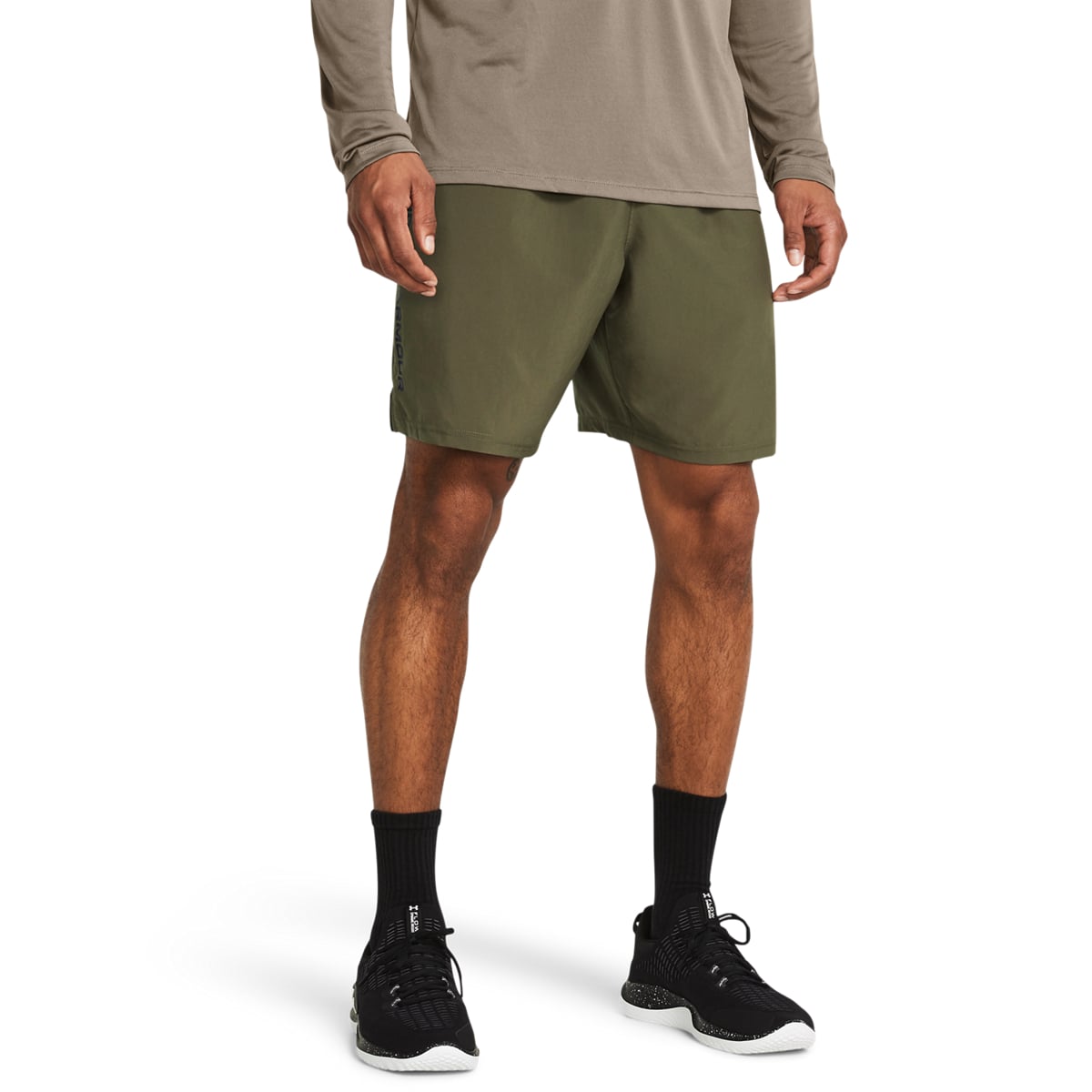 Woven Wdmk Shorts M&ouml;rkgr&ouml;n