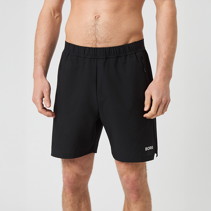 Zip Shorts Svart
