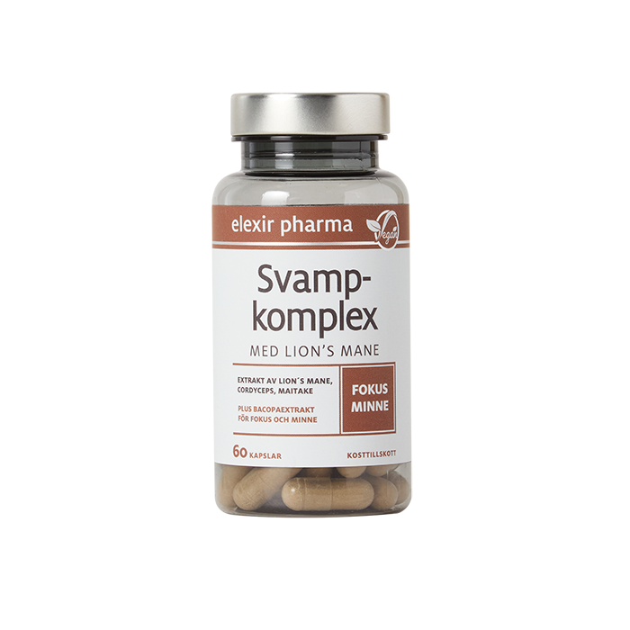 Svampkomplex Lions Mane 60 kapslar