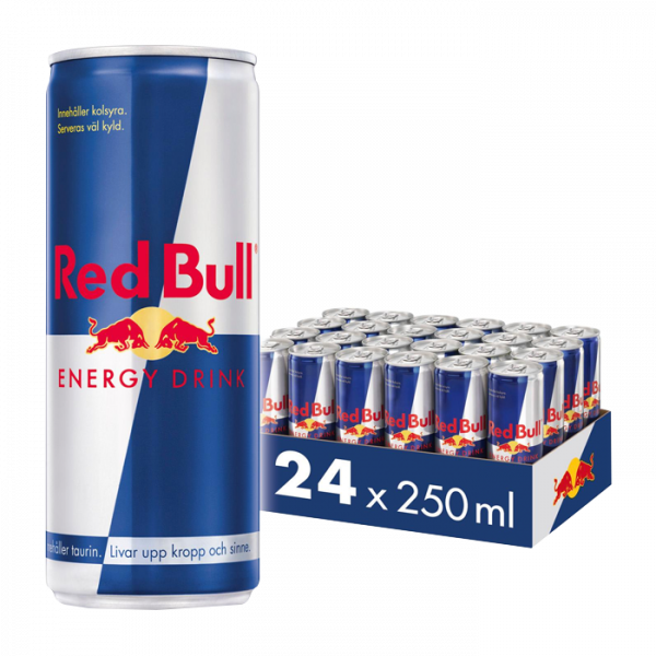 Läs mer om 24 x Red Bull Energidryck, 250 ml, Original