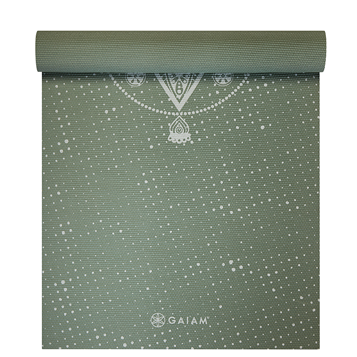 Gaiam Celestial Green Yoga Mat 5mm