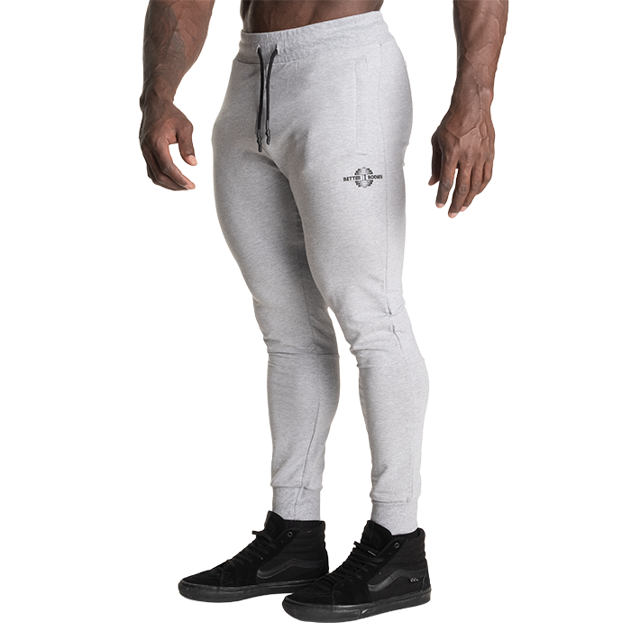 Tapered Joggers V2, Light Grey Melange