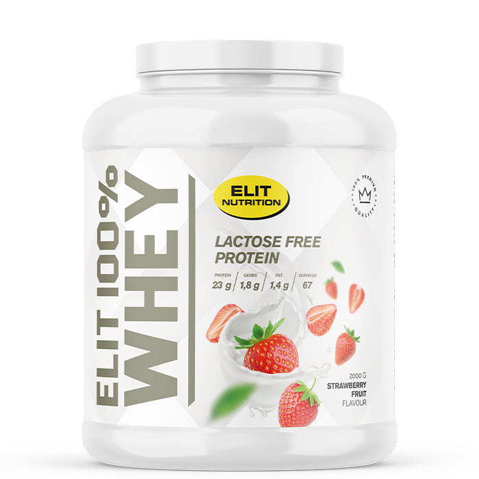 ELIT 100% Whey Laktosfritt Proteinpulver 2000 g