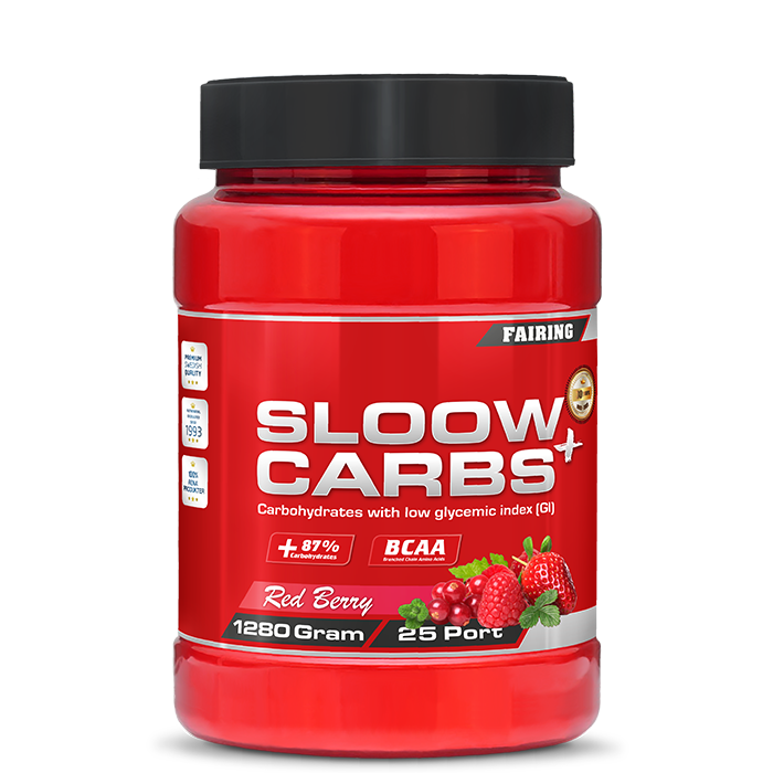Sloow Carbs-Sportdryck pulver 1,28 kg