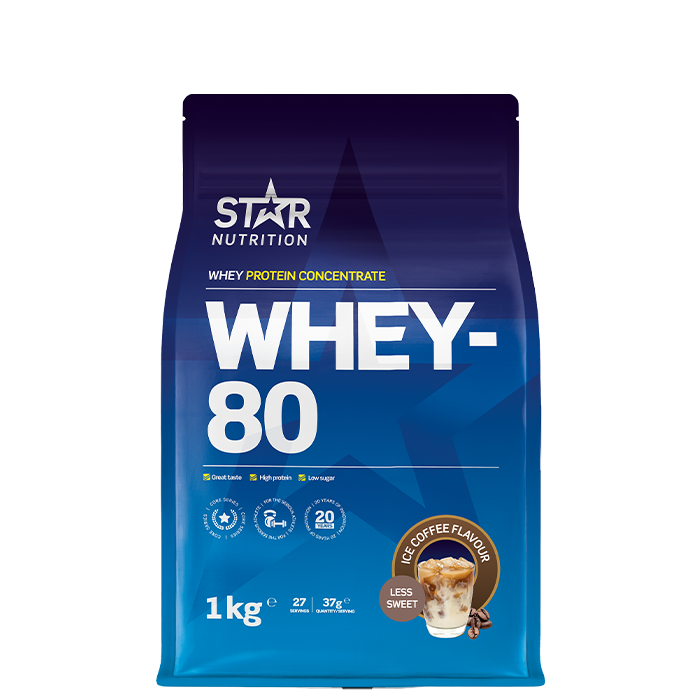 Whey-80 Vassleprotein 1 kg Liquorice (Candy)